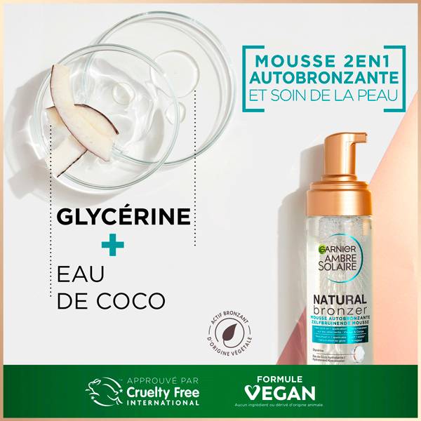 3445 GAR AS NaturalBronzerMousse EXTRA Ingredients FR